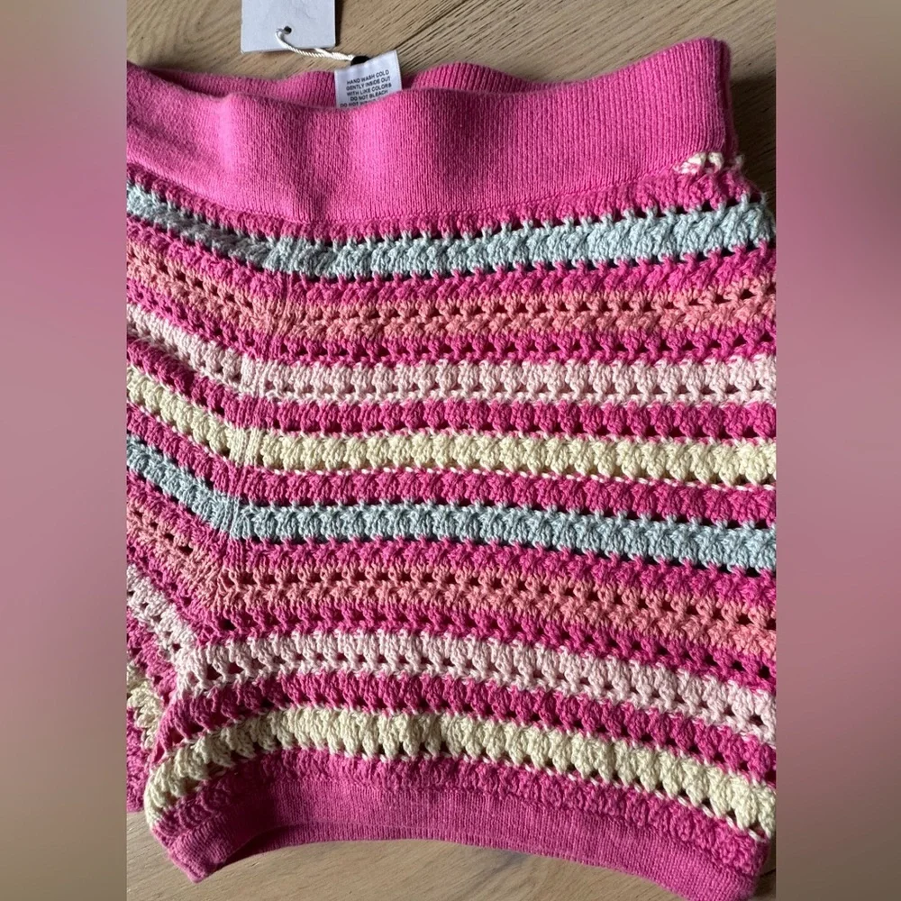 Lovers + Friends Multicolor Striped High Waist Shorts - Picture 4 of 4